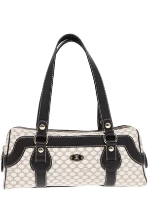 Céline Femme, Pre-owned, Blanc, Taille: ONE Size Pre-owned Toile sacs-celine