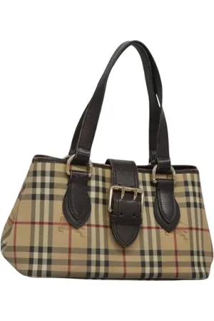 Burberry Femme, Pre-owned, , Taille: ONE Size Pre-owned Cuir sacs-main