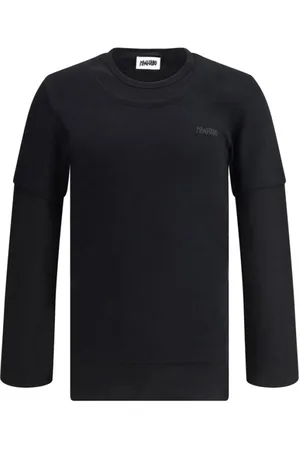 MAGLIANO Homme, Tops, Noir, Taille: M Maillot à Manches Longues à Double Couche Innovant