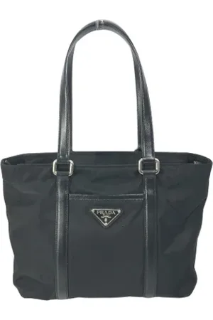 Prada Femme, Pre-owned, Noir, Taille: ONE Size Pre-owned Nylon sacs-prada