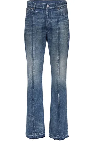 Maison Margiela Homme, Jeans, Bleu, Taille: W32 Jean Classique Indigo avec Effet Usé