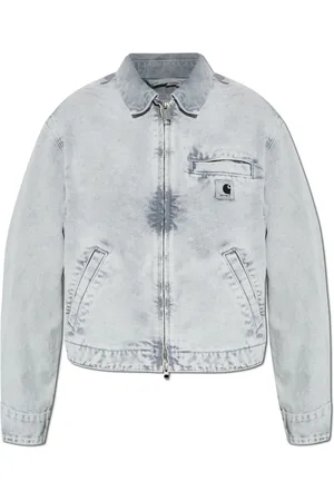 Carhartt Femme, Vestes, Gris, Taille: 38 FR Veste en jean