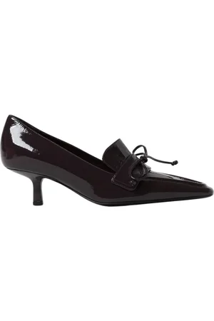 Burberry Femme, Chaussures, Noir, Taille: 36 EU Escarpins Noirs Vernis à Talon Chaton