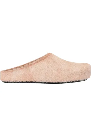 Marni Homme, Chaussures, , Taille: 41 EU Haircalf Slippers