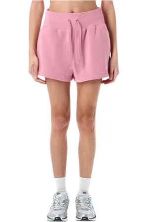 Nike Femme, Shorts, Rose, Taille: 36 FR Shorts en Molleton Essentiels pour Femmes