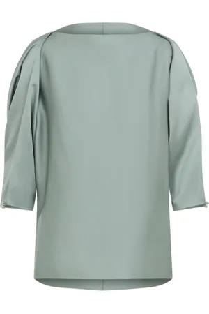 Lanvin Femme, Blouses et Chemises, Vert, Taille: 36 FR Chemise Verte Élégante pour Femmes
