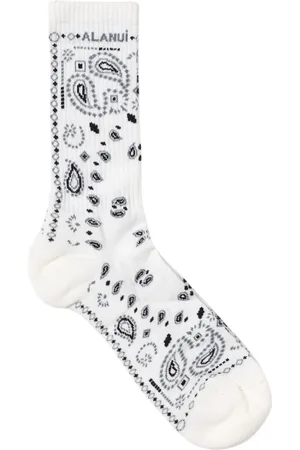 Alanui Homme, Sous-vêtements, Blanc, Taille: ONE Size Chaussettes d