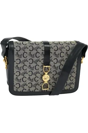 Céline Unisex, Pre-owned, Bleu, Taille: ONE Size Pre-owned Toile sacs-celine