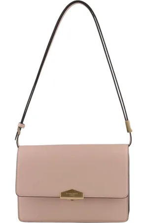 Pourchet Paris Femme, Sacs, Rose, Taille: ONE Size Grand sac porté épaule rose poudré - en cuir