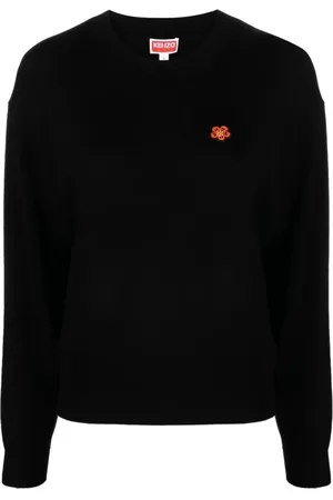 Kenzo Femme, Pulls, Noir, Taille: 42 FR Pull en Laine Noir