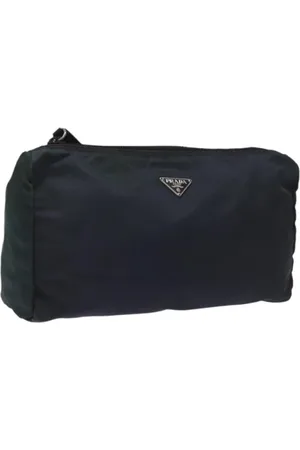 Prada Femme, Pre-owned, Bleu, Taille: ONE Size Pre-owned Nylon trousses-de-toilette