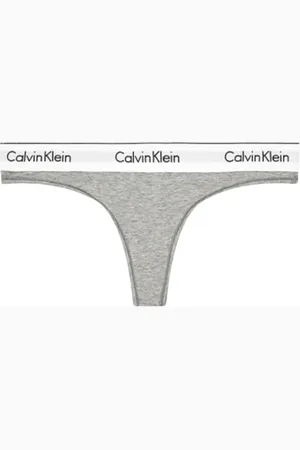 Calvin Klein Femme, Sous-vêtements, Gris, Taille: 42 FR Modern Cotton String