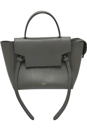 Céline Femme, Pre-owned, Gris, Taille: ONE Size Pre-owned Cuir sacs-celine