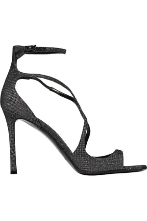 Jimmy Choo Femme, Chaussures, Noir, Taille: 38 1/2 EU Talons Aiguilles Pailletés Noirs