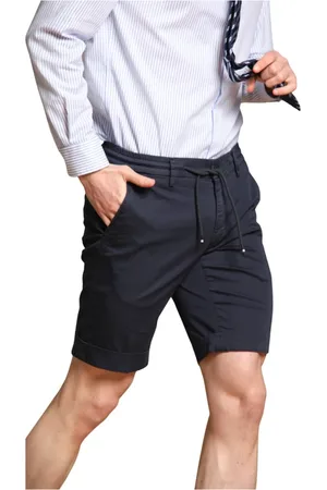 Masons Homme, Shorts, Bleu, Taille: XL Slim Fit Navy Chino Jogger