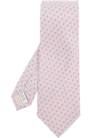 Salvatore Ferragamo Homme, Accessoires, Rose, Taille: ONE Size Cravate en soie