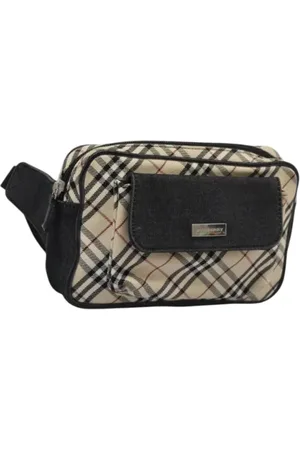 Burberry Femme, Pre-owned, , Taille: ONE Size Pre-owned Toile sacs-bandouliere