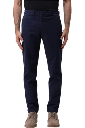 FAY Homme, Pantalons, Bleu, Taille: W32 Chinos Slim Fit Bleu
