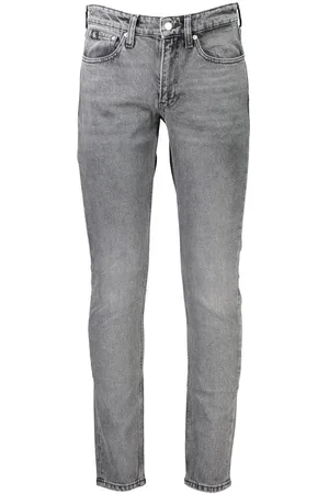 Calvin Klein Homme, Jeans, Gris, Taille: W28 L32 Slim Taper Jeans, 5 poches, Coton