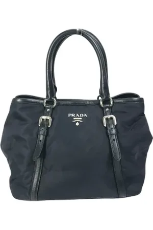 Prada Femme, Pre-owned, Bleu, Taille: ONE Size Pre-owned Nylon sacs-prada