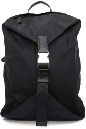 Prada Femme, Pre-owned, Noir, Taille: ONE Size Pre-owned Nylon sacs-prada