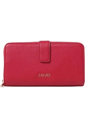 Liu Jo Femme, Accessoires, Rouge, Taille: ONE Size Portefeuille en cuir à zip