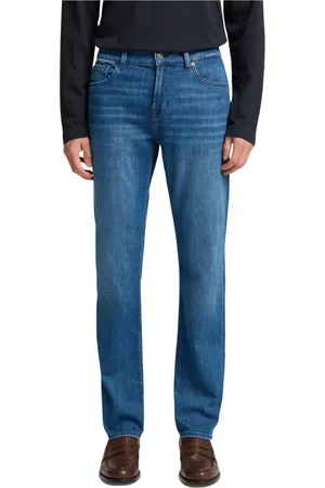 7 for all Mankind Homme, Jeans, Bleu, Taille: W38 Slimmy Jeans Denim Bleu