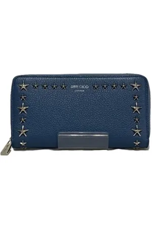 Jimmy Choo Femme, Pre-owned, Bleu, Taille: ONE Size Pre-owned Cuir sacs-main