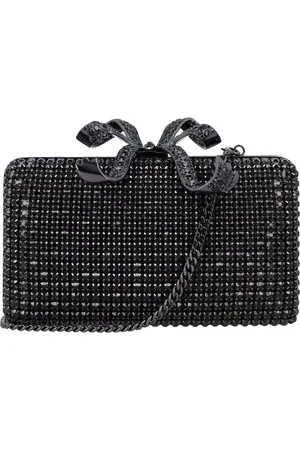 Self-Portrait Femme, Sacs, Noir, Taille: ONE Size Sac à main noir avec cristaux