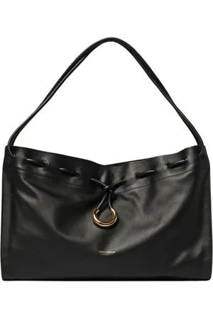 Coccinelle Femme, Sacs, Noir, Taille: ONE Size Sac à Bandoulière en Cuir Noir à Cordon