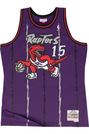 Mitchell & Ness Homme, Sport, Violet, Taille: XL Maillot Toronto Raptors Vince Carter Violet