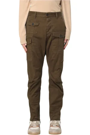 Dsquared2 Homme, Pantalons, Vert, Taille: XL Pantalon Cargo pour Homme