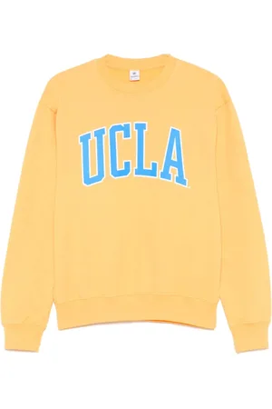 Sporty & Rich Femme, Sweatshirts et sweats à capuche, Jaune, Taille: 38 FR Pull Doré St071615637Ye