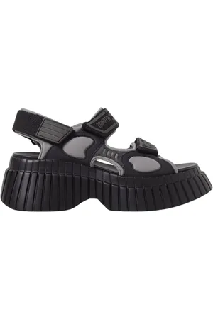 Camper Femme, Chaussures, Noir, Taille: 36 EU Sandales Plates Confortables Multicolores