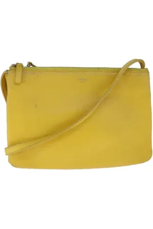 Céline Femme, Pre-owned, Jaune, Taille: ONE Size Pre-owned Cuir sacs-celine