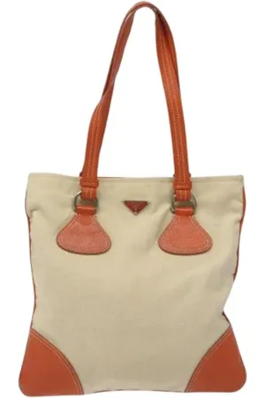 Prada Femme, Pre-owned, , Taille: ONE Size Pre-owned Toile sacs-prada