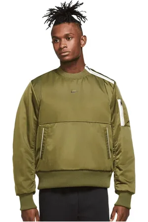 Nike Homme, Sweatshirts et sweats à capuche, Vert, Taille: L Crewneck Vert Style Essentials+
