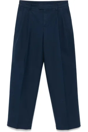 Tommy Hilfiger Homme, Pantalons, Bleu, Taille: S Pantalon Bleu Marine avec Logo Brodé
