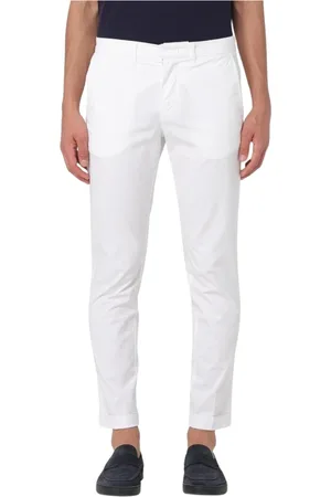 FAY Homme, Pantalons, Blanc, Taille: W36 Slim Fit Beige Chinos Pantalon