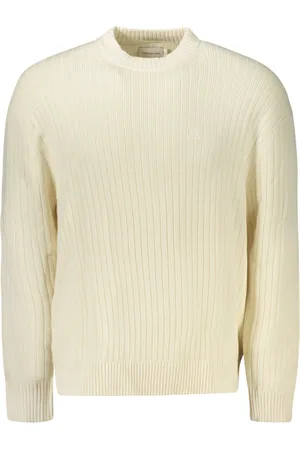 Calvin Klein Homme, Pulls, Blanc, Taille: S Tricot ras du cou