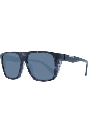 BMW Homme, Accessoires, Noir, Taille: ONE Size Lunettes de soleil carrées grises miroir