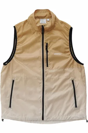 Gramicci Homme, Vestes, Jaune, Taille: M Gilet Léger Ripstop avec Dégradé