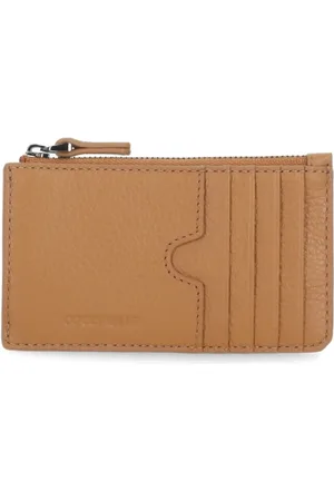 Coccinelle Femme, Accessoires, Brun, Taille: ONE Size Portefeuille en cuir marron pour femme