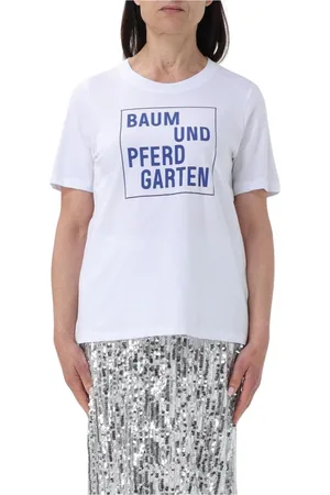 Baum und Pferdgarten Femme, Tops, Blanc, Taille: 42 FR T-shirt Graphique en Blanc