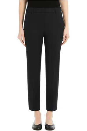 Max Mara Femme, Pantalons, Bleu, Taille: 42 FR Pantalon Élégant