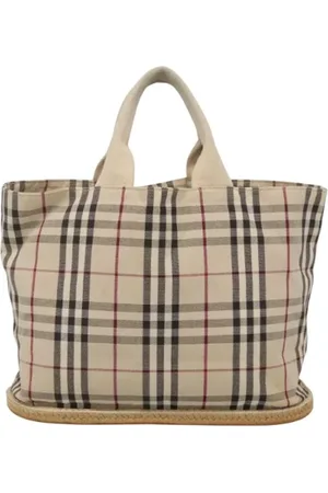 Burberry Femme, Pre-owned, , Taille: ONE Size Pre-owned Toile sacs-main