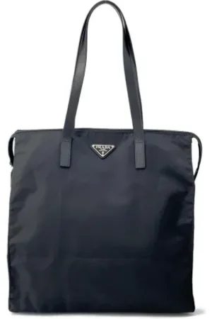 Prada Femme, Pre-owned, Noir, Taille: ONE Size Pre-owned Nylon sacs-prada