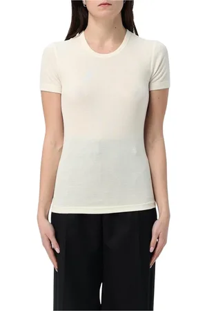Helmut Lang Femme, Tops, , Taille: 40 FR Merino Wool Fitted T-Shirt