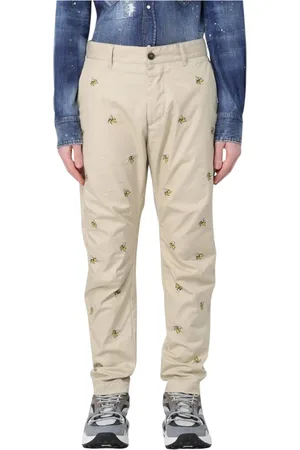 Dsquared2 Homme, Pantalons, , Taille: S Pantalon Décontracté Brodé