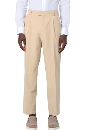 HUGO BOSS Homme, Pantalons, , Taille: M Pantalon plissé à coupe décontractée naturelle